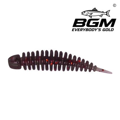 BigGoldmine Needle-Tail Bubbleworm Soft Plastic Lure – Shad Profile, 20/50 Pack