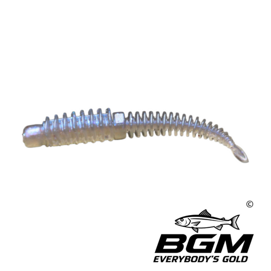 BigGoldmine Ribster Soft Plastic Stick Bait Worm – Texas Rig Drop Shot, 3 Sizes 5 Colors