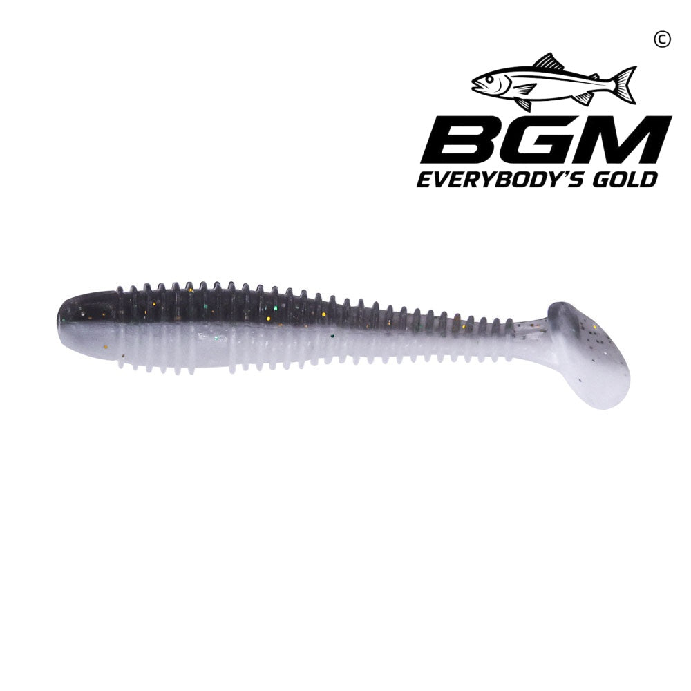 BigGoldmine Paddle-Tail Swimbait Soft Plastic Fishing Lure – Bass Bait, Jig Trailer