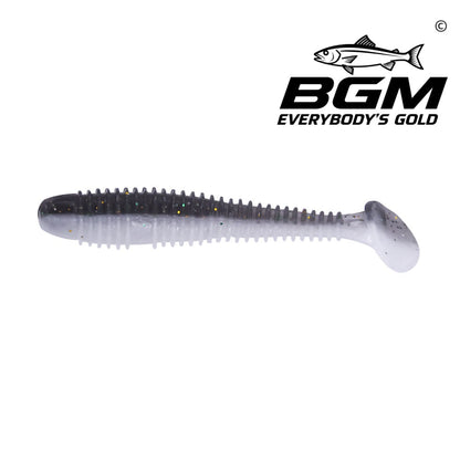 BigGoldmine Paddle-Tail Swimbait Soft Plastic Fishing Lure – Bass Bait, Jig Trailer