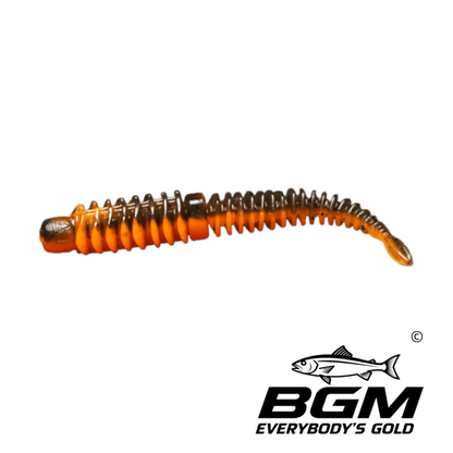 BigGoldmine Ribster Soft Plastic Stick Bait Worm – Texas Rig Drop Shot, 3 Sizes 5 Colors