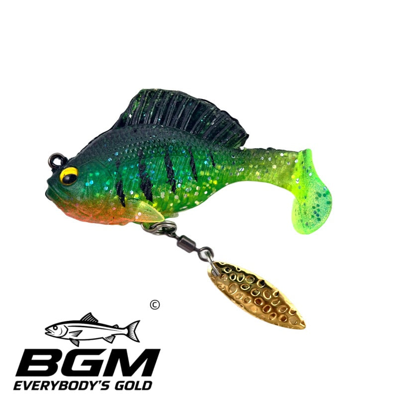 BigGoldmine Pre-Rigged Jig Head Soft Fishing Lure Set – Bass Walleye Pike, 3pcs