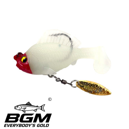 BigGoldmine Pre-Rigged Jig Head Soft Fishing Lure Set – Bass Walleye Pike, 3pcs