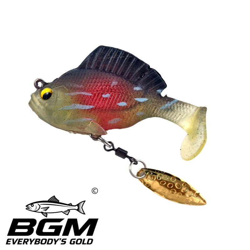 BigGoldmine Pre-Rigged Jig Head Soft Fishing Lure Set – Bass Walleye Pike, 3pcs